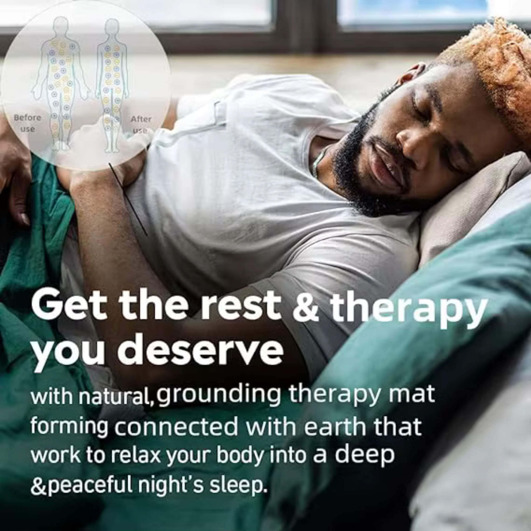 MAXSHARER Premium High Quality Grounding Mattress Cover