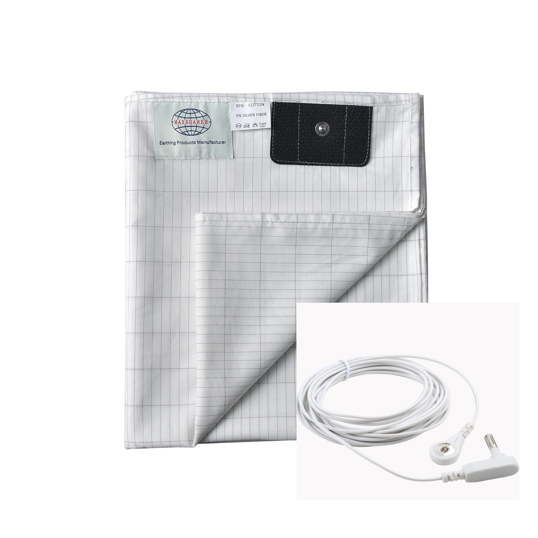 Grounding Silver Fiber Antibacterial Fabric Anti-Static Bed Sheet