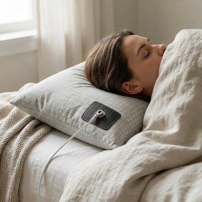 MAXSHARER Grounding Pillow Case with Silver Fiber Organic Cotton