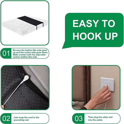 MAXSHARER Premium High Quality Grounding Mattress Cover