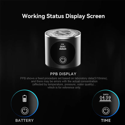 ALTHY Premium Hydrogen Water Bottle 5,000 PPB | DuPont SPE+PEM | Dual Chamber