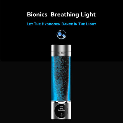 ALTHY Premium Hydrogen Water Bottle 5,000 PPB | DuPont SPE+PEM | Dual Chamber