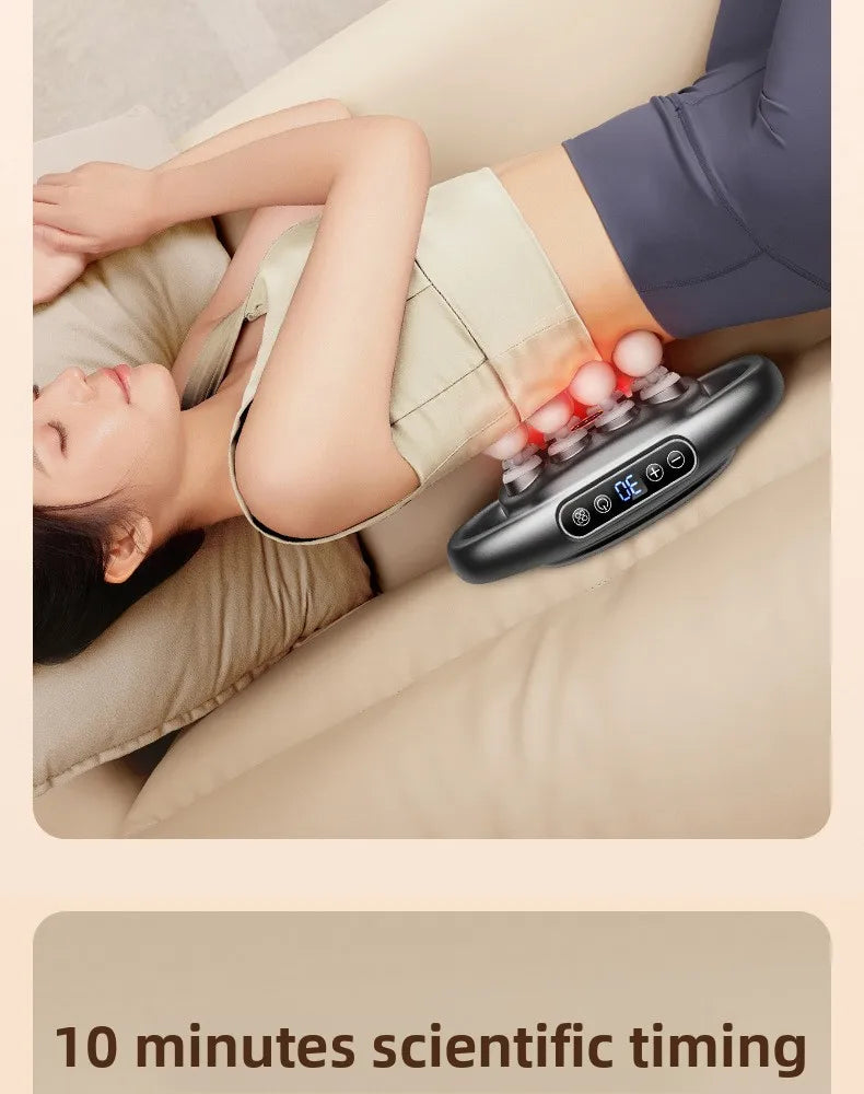 Multi-Head Deep Tissue Massage Gun (8/16 Head) — LCD Quiet Cordless